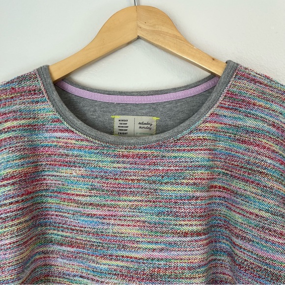 Anthropologie Saturday Sunday Aphra Space Dyed Knit Top - Picture 2 of 5